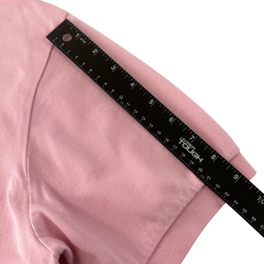 Vtg. Y2K Polo Ralph Lauren Classic Fit Short Sleeve Cotton Polo Shirt Pink Large - Picture 11 of 13